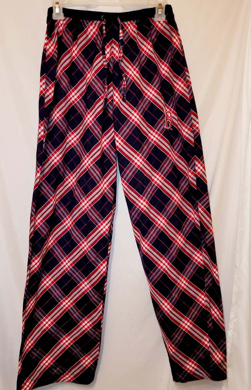 Vintage Boston Red Sox red white and blue drawstring pajama pants Size Small